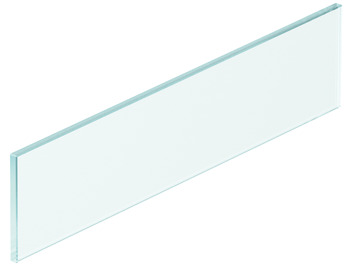 Lateral glass insert element, Blum Merivobox