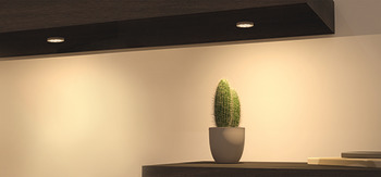 Pravokutna podgradna svjetiljka, okrugla, Loox LED 3005, 24 V