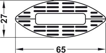 lamela za podešavanje, Lamello Bisco P-14, Plastika