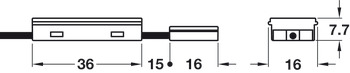 Potenciometar, Häfele Loox 12 V s aluminijskim profilom 