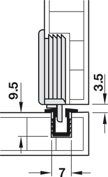 Hodni mehanizam, s podešavanjem po visini ±1 mm