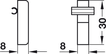 križni držač, sustav skladištenja / sustav za ljekarne varijante B