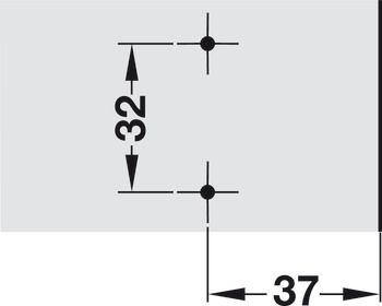 klin kutnika, -5°, 6 mm, Clip/Clip Top, za podložiti pri primjenama pod kutom