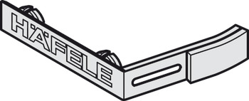 Komplet kliznih četki, za čišćenje kliznih tračnica s logotipom Häfele