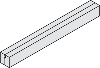 četverobridni klin, Klin kvake 8 mm – profilni klin