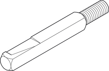 četverobridni klin, zamjenski klin 9 mm, M8, BKS, za protupožarna vrata