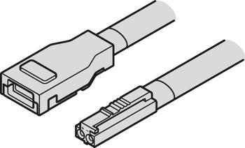 Kabel, Za Häfele Loox5 LED silikonsku traku 24 V 8 mm 2-pol. (monokromatski)