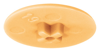 Pokrivne kape, za Minifix 15 bez pokrivnog ruba, Debljina drva 12–13 mm