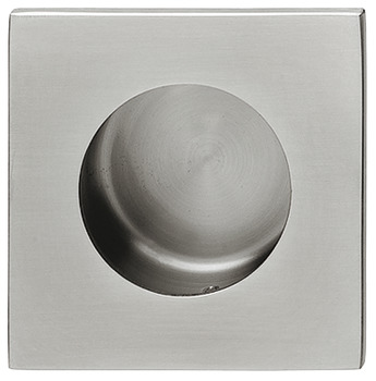 Školjkasta ručkca, od nehrđajućeg čelika, izvana kvadratna, iznutra okrugla