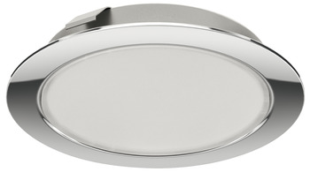 ugradbena svjetiljka, Häfele Loox LED 2048 12 V 3-pol. (univerzalno bijela boja) promjer rupe 55 mm čelik