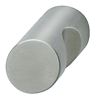 Gumb za namještaj, od nehrđajućeg čelika, cilindrična, s ručkicom za namještaj