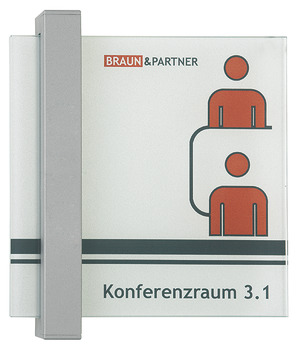 Model Frankfurt, ploča za vrata, putokaz, ploča u obliku zastave i stropni viseći znak