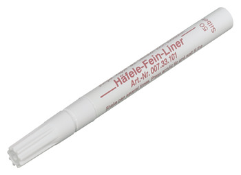 Olovka za popravak laka, Häfele, Fine-Liner, za poboljšanja/popravke, bijeli ili srebrni