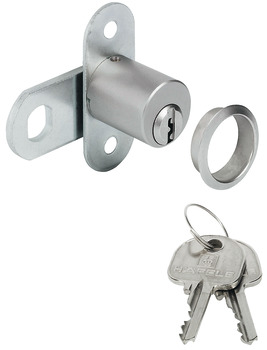 zatvarač s polugom, s cilindrom s klinom, Ploča za pričvršćivanje, Debljina vrata ≤21 mm
