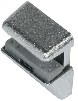 nosač polica, Za pričvršćivanje vijcima u promjer rupe 3 mm ili 5 mm, lijevani cink s plastičnim nosačem