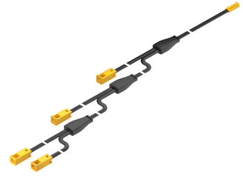 Četverostruki produžni kabel, Za Häfele Loox5 12 V 2-pol. (monokromatski)