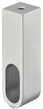 Stropni nosač, aluminij, za garderobnu šipku OVA 30 x 14 mm