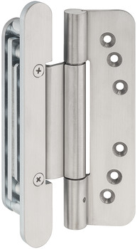Šarnir objektnih vrata za uske okvire bloka, Startec DHX 4160, za objekta vrata bez utora do 160 kg