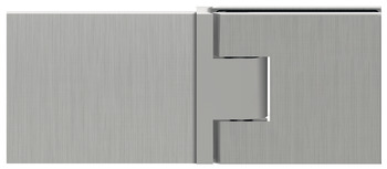 Šarnir za vrata saune, Za spoj zid-staklo, nosivost do 30 kg, podesivo, dodatna oprema za vrata za saune