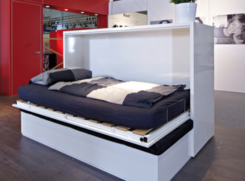 Okovje za sklopno posteljo, Kavč z ležiščem Teleletto, z okvirjem in letvenim dnom za posteljo