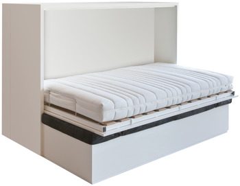 Okovje za sklopno posteljo, Kavč z ležiščem Teleletto, z okvirjem in letvenim dnom za posteljo