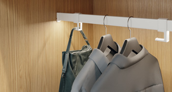 garderobna cev za omaro, Häfele Dresscode, oglat