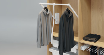 Dvižni mehanizem za garderobo, Häfele Dresscode