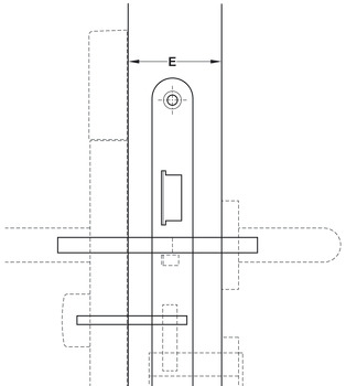 Set vijakov, za povezavo zunanjega/notranjega modula in vrtljivega gumba