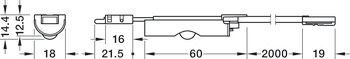 indikator premikanja, Häfele Loox5 profil 2194 24 V