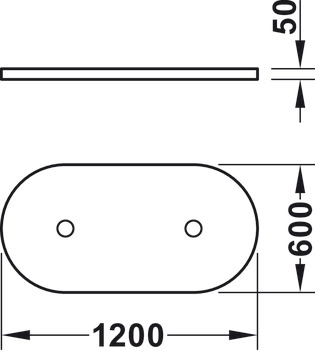 stropni in stenski absorber, Rossoacoustic, Disc’n Dots, model R 600