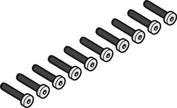 Set montažnih vijakov, za pritrditev tekalne tirnice na nosilni kotni profil