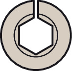 dvižno okovje, Häfele Free Flap H 1.5 – umetna masa s kovinsko nosilno ročico, 1-delni set za enostransko uporabo