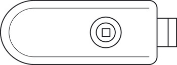 Ključavnica UV za steklena vrata, GHR 102 in 103, Startec