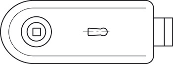 Ključavnica NK za steklena vrata, GHR 102 in 103, Startec