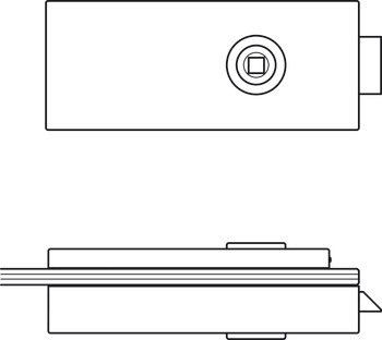 Ključavnica UV za steklena vrata, GHR 402 in 403, Startec