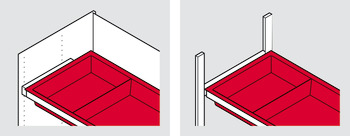 Škatla, obesni element za izvlečni okvir Häfele Dresscode