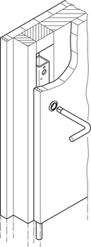 ključavnica s potisno palico, Hawa Doorfix
