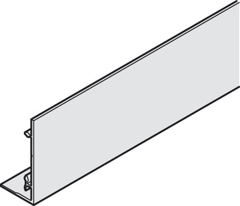 prekrivni profil, za tekalno tirnico za montažo na steno in stropno montažo