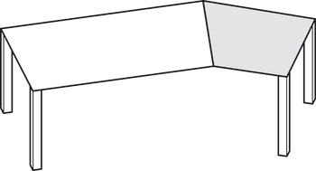 Vozlišča poljubne oblike, za Häfele Officys TE651, TF241 in TF221