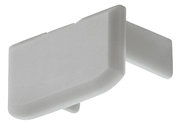 Zaključna kapica, za profil za podelementno montažo Häfele Loox, višina 8,5 mm