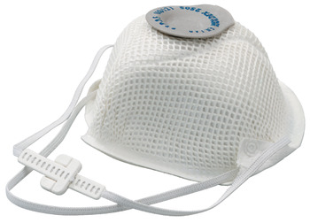 protiprašna maska za enkratno uporabo, z ventilom, FFP3 D