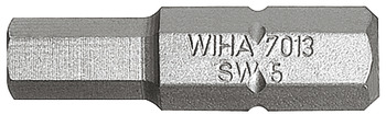 Standardni vijačni nastavek SW, s šesterokotno luknjo, Dolžina: 25 mm