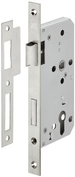 vdolbna ključavnica, za zasučna vrata, Startec, razred 3, profilni cilinder, razdalja odmika trna od čelnice 55 mm