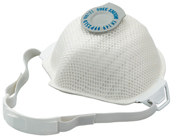 protiprašna maska za enkratno uporabo, z ventilom, FFP2 D