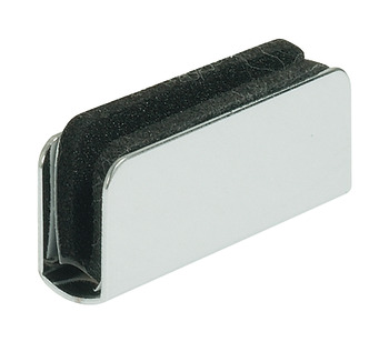 nasprotni del, za magnetni potisni zaklep za steklena vrata, višina 15 mm