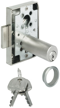pribitna ključavnica z zapahom, s podaljšanim cilindričnim vložkom s klini, GK-/GGK-načrt zaklepanja po naročilu