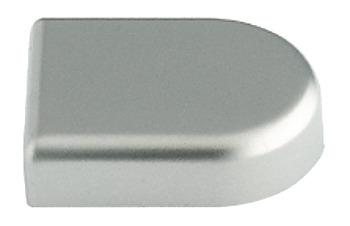 pokrivna ploščica za lonček odmične spone, za Clip Top 94°, polkrožni, za steklena vrata