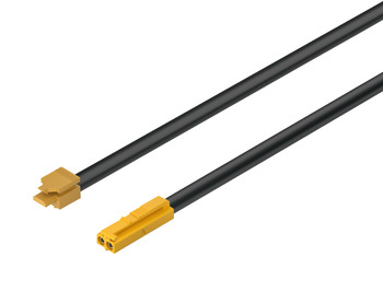 dovodni kabel, za modularni sistem Häfele Loox5 12 V z zaskočnim spojnikom, 2-pol. (enobarvni)