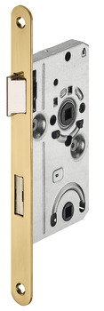 vdolbna ključavnica, za vrtljiva vrata, Startec, razred 2, kopalnica/WC, razdalja odmika trna od čelnice 55 mm