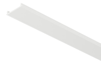 Zaslon za razpršitev svetlobe za dekorativni profil za podelementno montažo, za aluminijaste profile Häfele Loox z notranjo mero 16 mm 